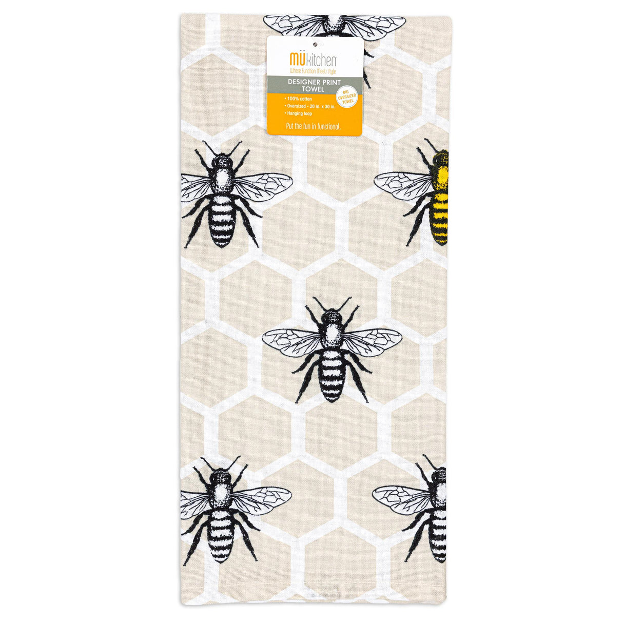 MÜkitchen Print Towel- BEE HIVE-810042570245-LR-351020-1-LR eShop