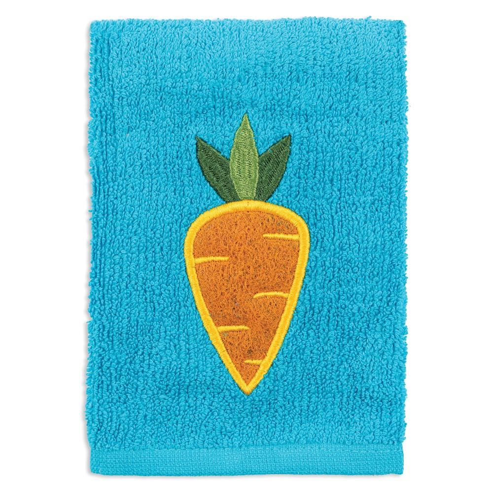 MÜkitchen Scrubsy 12"x12" 100% Cotton Dishcloth & Scrubber - Carrot-813278023424-LR-315993-2-LR eShop