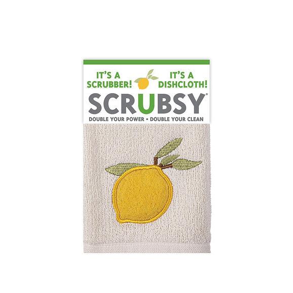 MUkitchen Scrubsy Dish Cloth & Scrubber - Lemon Tree-810042572621-LR-349775-1-LR eShop