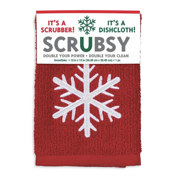 muKitchen Scrubsy - Woodie & Snowflake, 12 count-810209431013-LR-363894-2-LR eShop