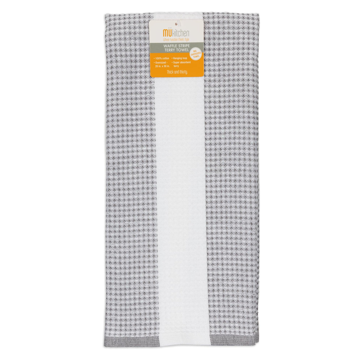 MÜkitchen Seaside Waffle Terry Towel - Stainless-810042579200-LR-351177-1-LR eShop