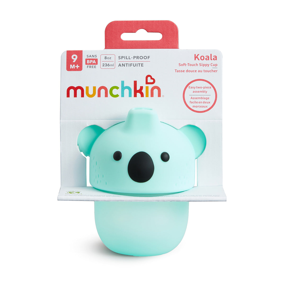 Munchkin Koala Soft-Touch Spill-Proof Sippy Cup, 8oz-735282380488-LR-355953-5-LR eShop