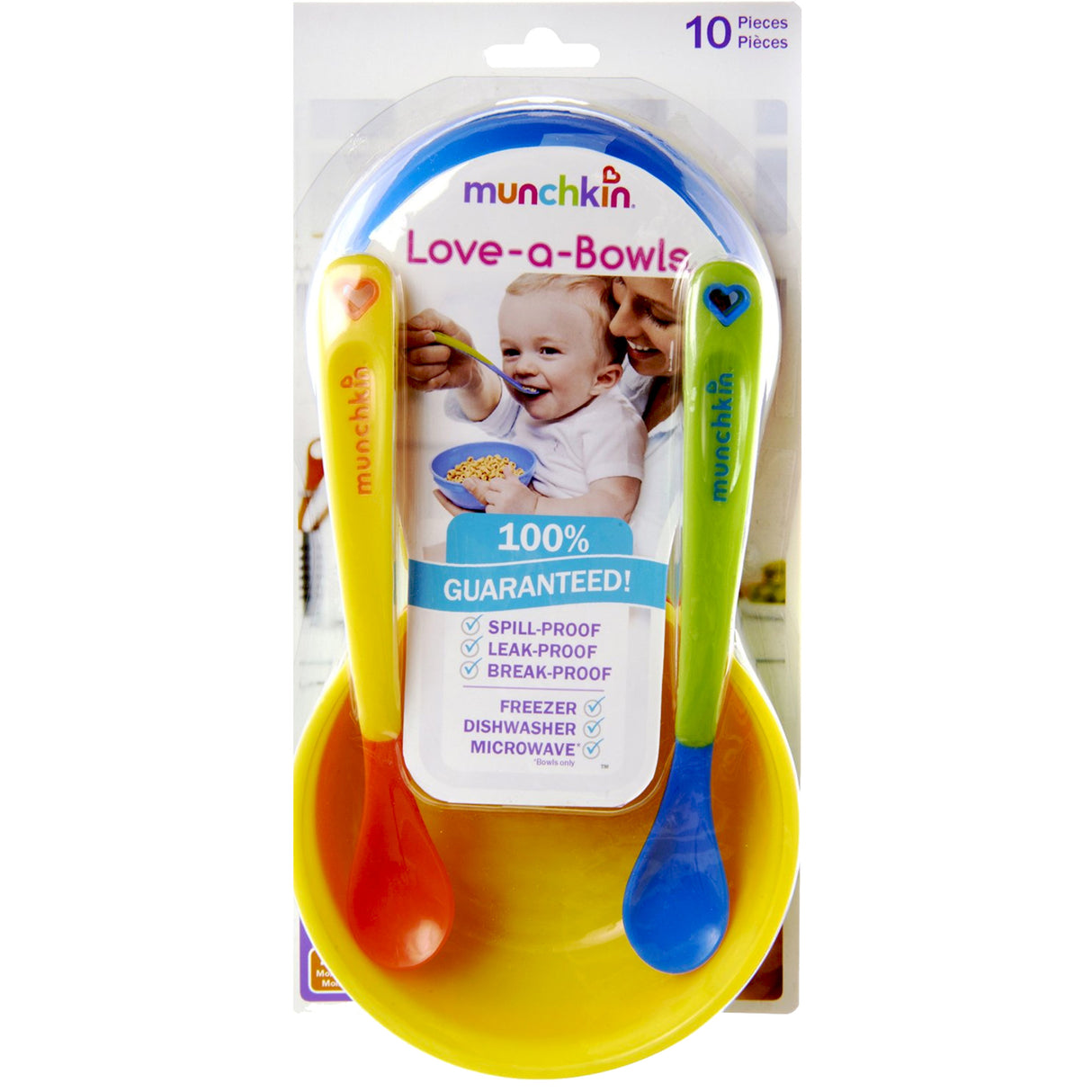 Munchkin Love a Bowls 10 Piece Feeding Set Assorted-735282438677-LR-279835-1-LR eShop