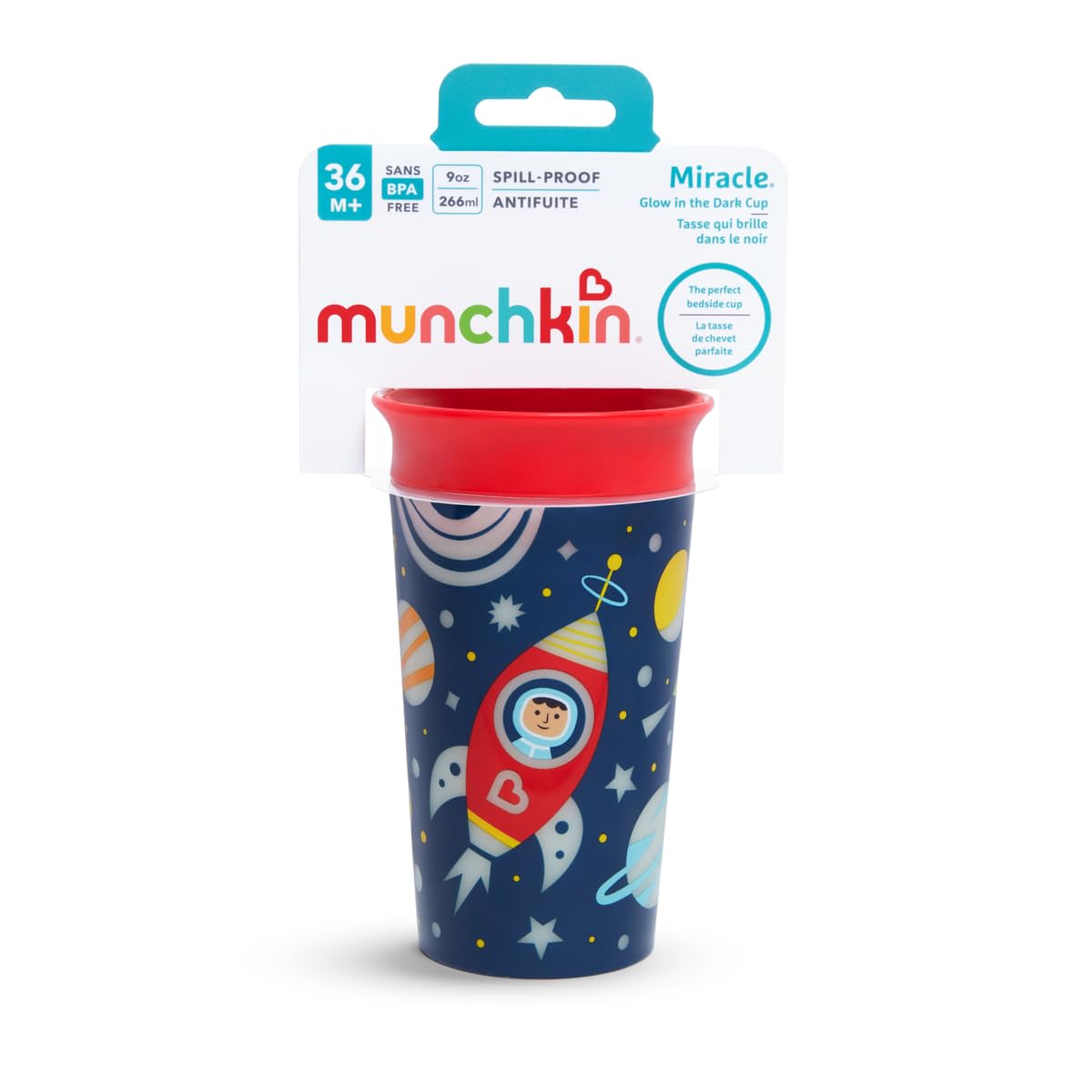 Munchkin Miracle 360 ° Glow in the Dark Sippy Cup - Assorted, 9 oz-735282211935-LR-339029-1-LR eShop