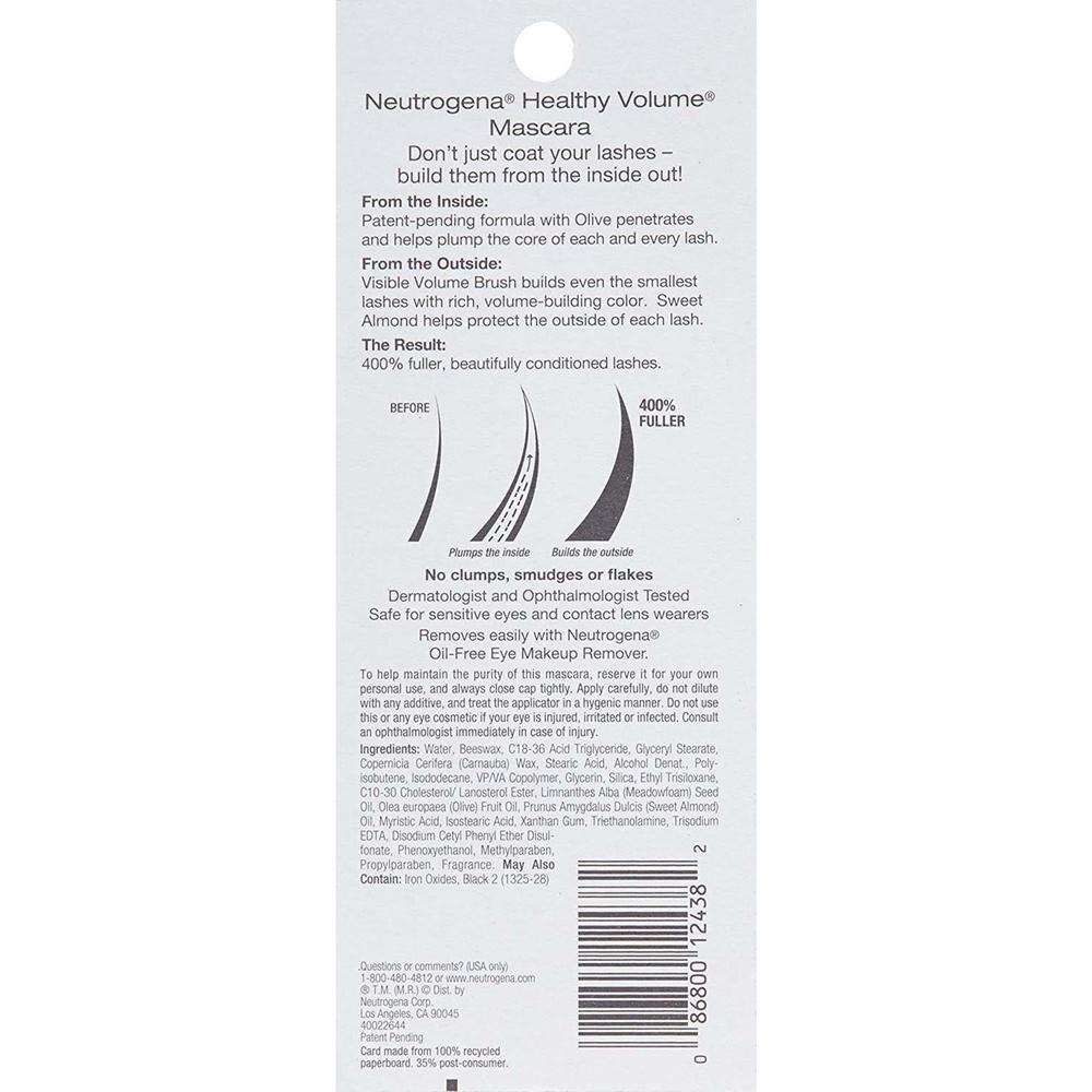 Neutrogena Healthy Volume Lash-Plumping Mascara, Black/Brown, 0.21 oz-086800124382-LR-186337-2-LR eShop