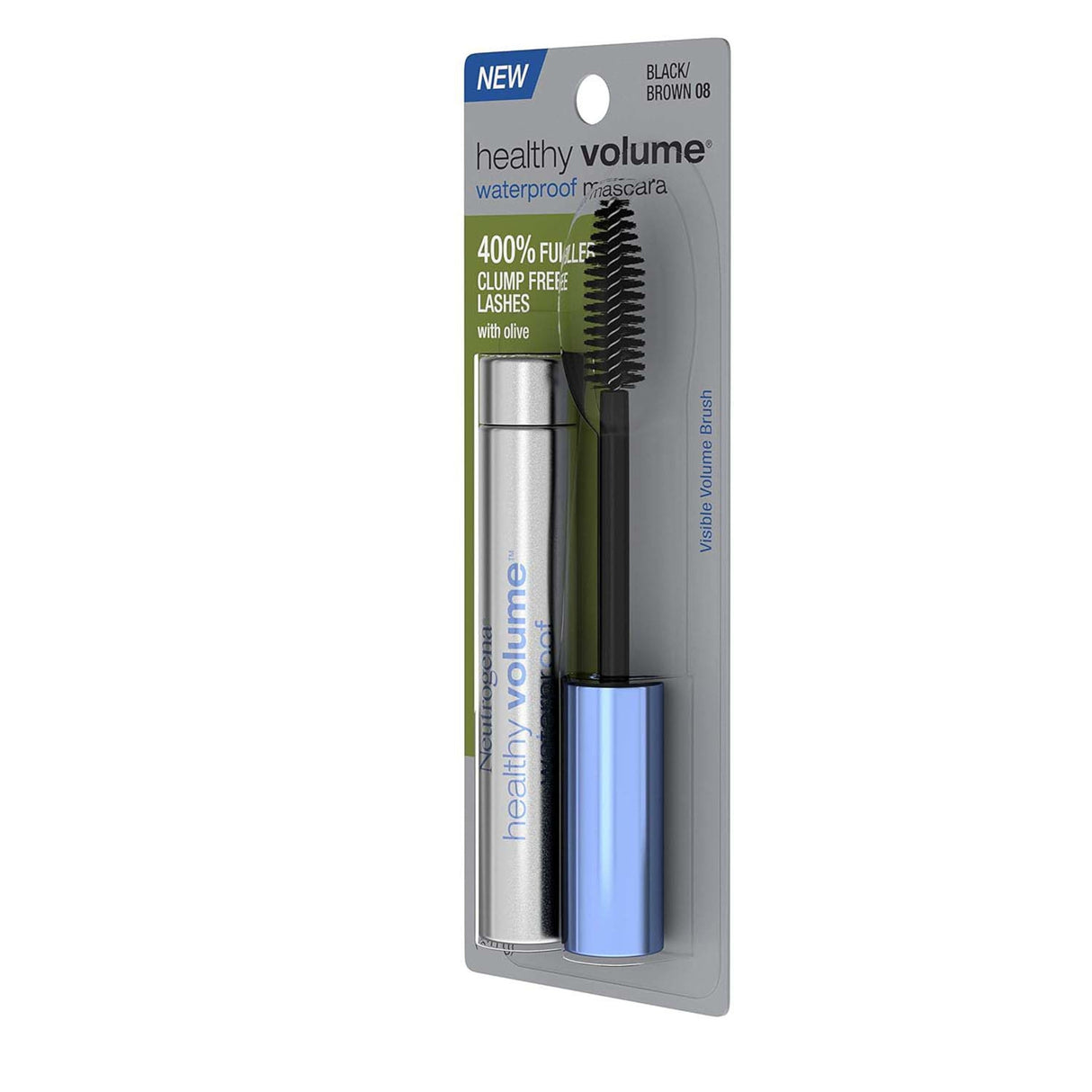 Neutrogena Healthy Volume Waterproof Mascara, Black/Brown 08, 0.21 oz-086800124405-LR-190914-5-LR eShop