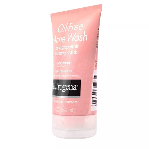 Neutrogena Oil Free Pink Grapefruit Acne Face Wash with Vitamin C, Travel Size-070501112731-LR-358668-4-LR eShop