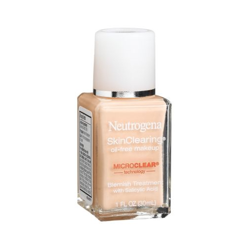 Neutrogena SkinClearing Foundation for Acne, Classic Ivory, 1 fl. oz-086800004004-LR-190942-1-LR eShop