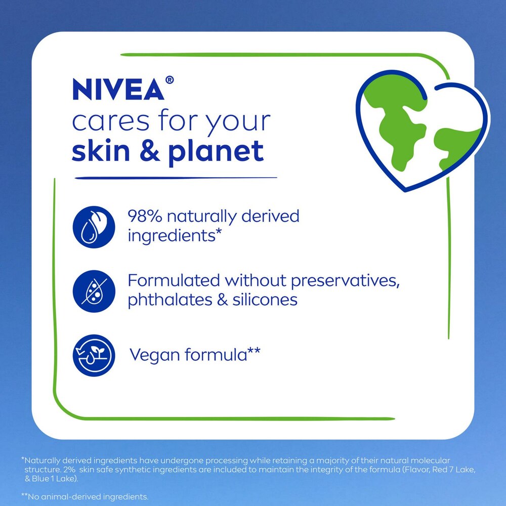 NIVEA Berry and Cherry Lip Care, Tinted Lip Balm Set with Blackberry and Cherry, 0.17 Oz Stick, 2 Count-072140040864-LR-363539-9-LR eShop