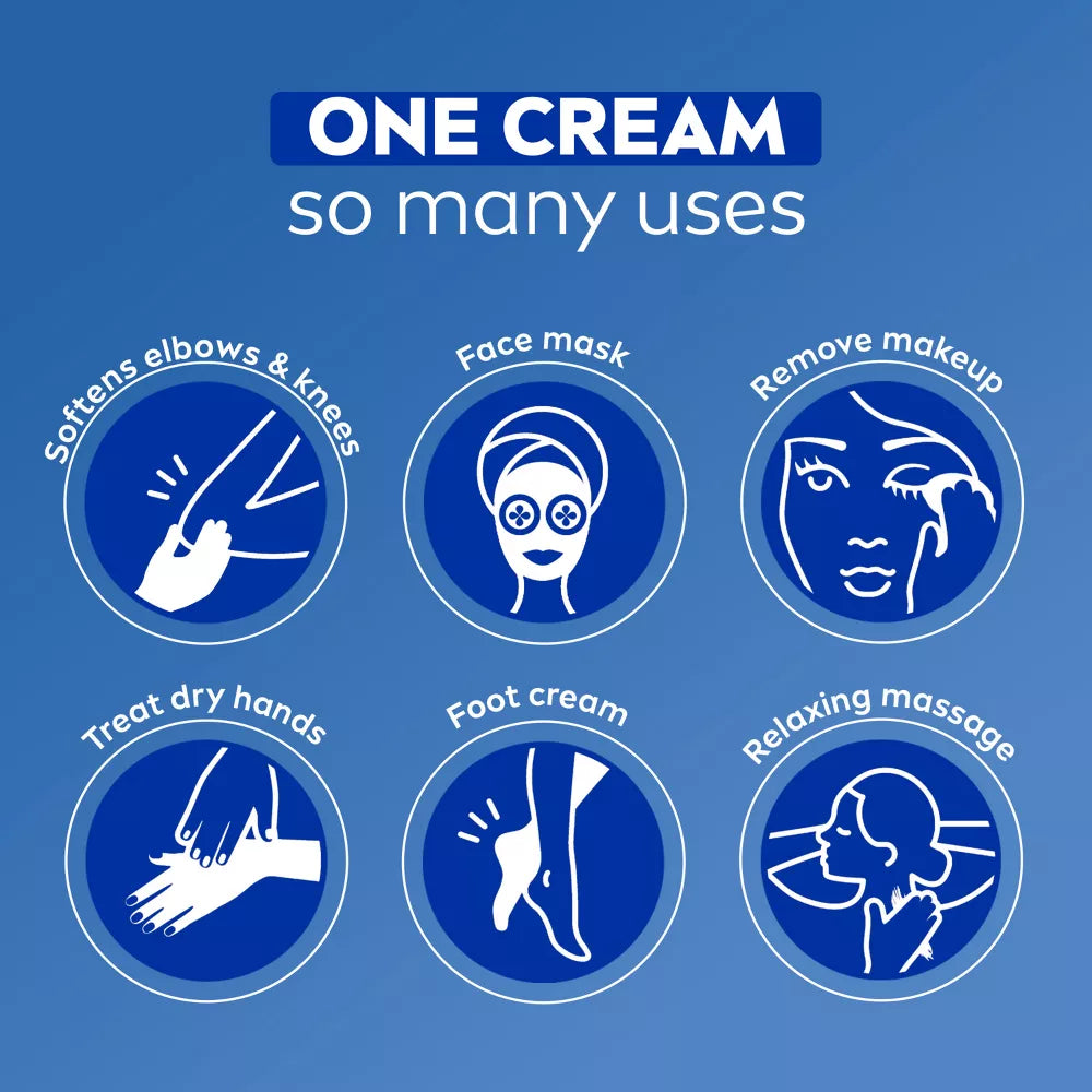 NIVEA Creme Moisturizing Body, Hand and Face Cream in Classic Tin - Fresh, 1 oz-072140801014-LR-252111-9-LR eShop