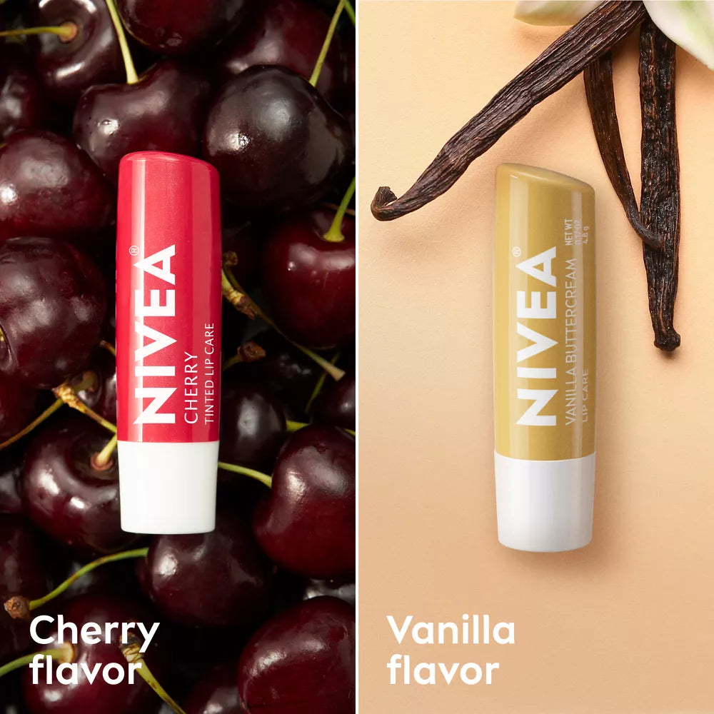 NIVEA Lip Lip Balm Duo - Cherry & Cream-072140040840-LR-362731-5-LR eShop