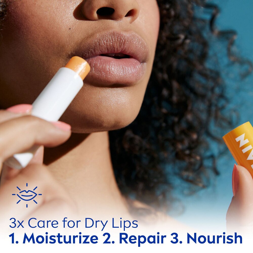 NIVEA Mango Lip Care, Vegan Lip Balm with Shea Butter, 0.17 Oz Stick-072140036812-LR-363516-3-LR eShop