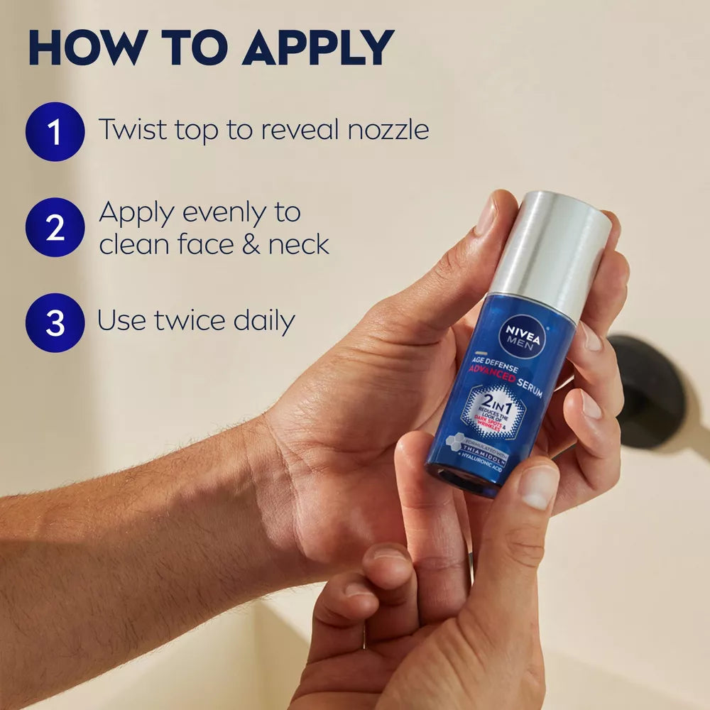 NIVEA MEN Age Defense Advanced Face Serum, 1 oz-072140040673-LR-362720-6-LR eShop
