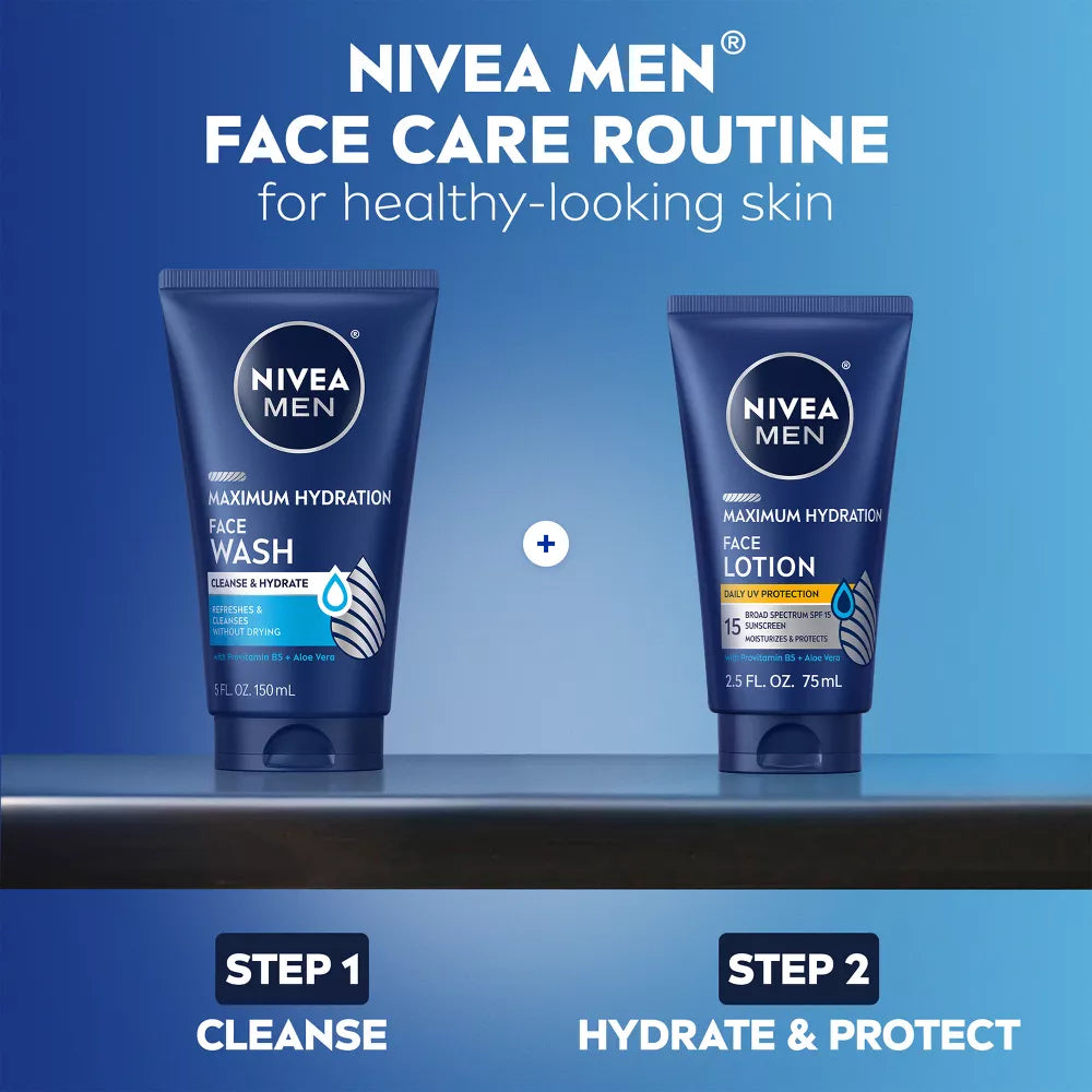 NIVEA Men Maximum Hydration Moisturizing Face Wash, 5 oz-072140813529-LR-362708-9-LR eShop
