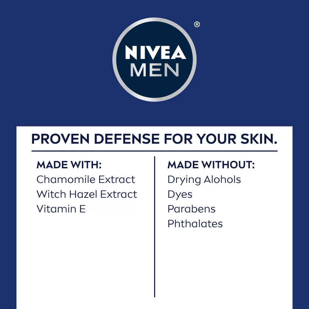 NIVEA MEN Sensitive Skin Shaving Gel with Vitamin E, 7 oz-072140817404-LR-362733-18-LR eShop