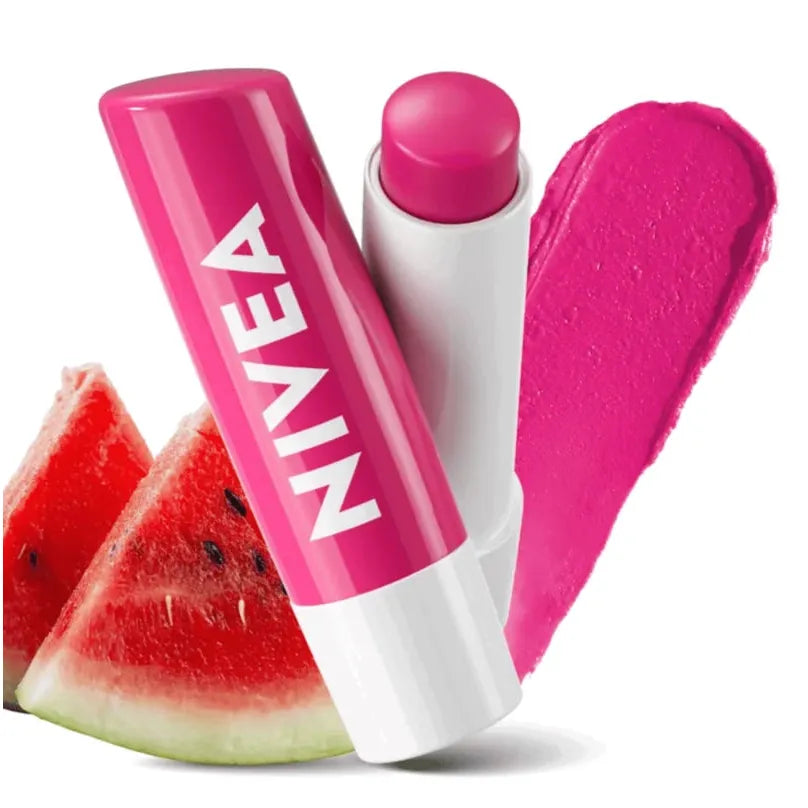 NIVEA Watermelon Lip Care, Tinted Lip Balm with Shea Butter, 0.17 Oz Stick-072140022914-LR-363492-2-LR eShop