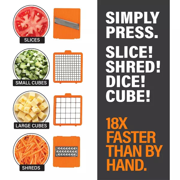 Nutrislicer Slicer XL Vegetable Chopper, Black-080313073366-LR-346048-8-LR eShop