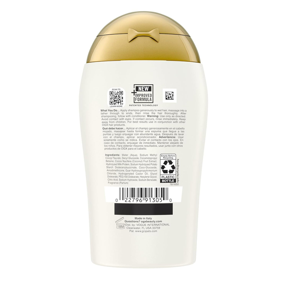 OGX Nourishing + Coconut Milk Moisturizing Shampoo, 3 oz-022796913050-LR-351344-9-LR eShop