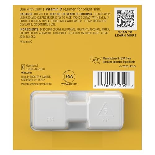 OLAY Cleansing Melts + Vitamin C Daily Facial Cleanser, 12 count-075609213090-LR-358641-9-LR eShop