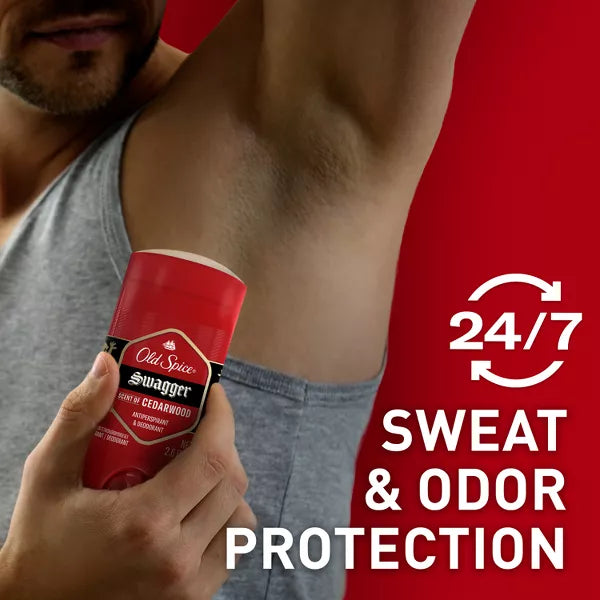 Old Spice Red Zone Swagger Invisible Solid - Cedarwood, 0.5 oz-012044016435-LR-358710-4-LR eShop