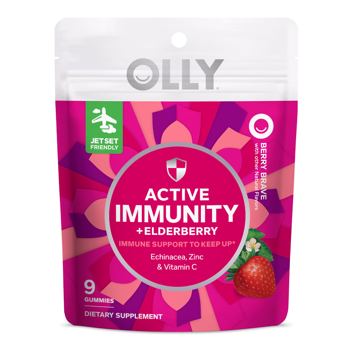 OLLY Active Immunity + Elderberry Gummy Supplement, 9 count-850004462966-LR-358771-1-LR eShop