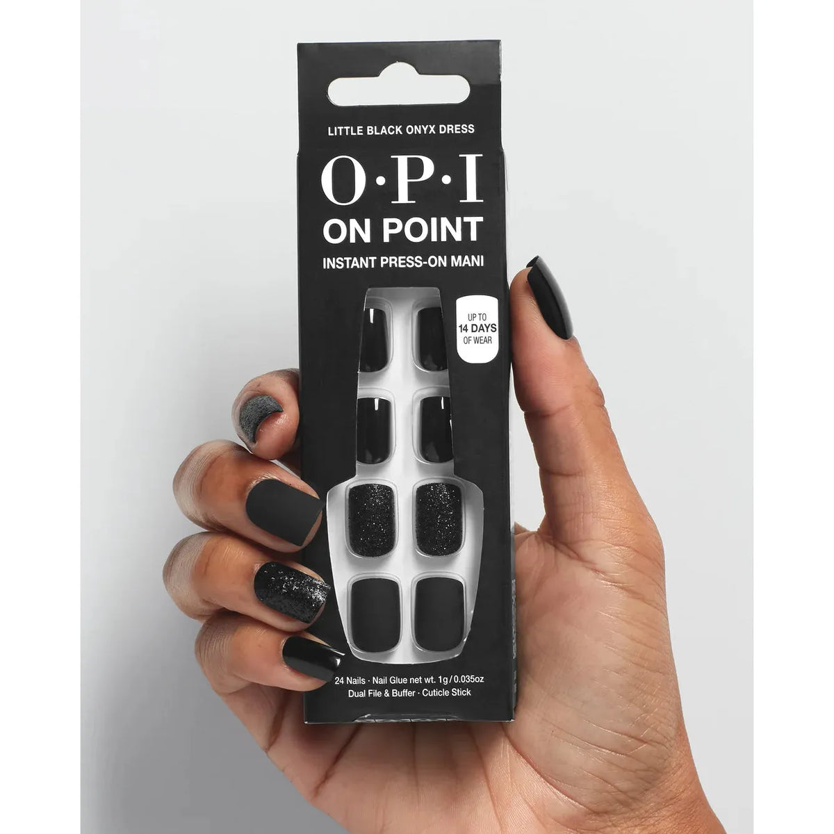 OPI On Point Instant Press-On Mani - Little Black Onyx Dress, 24 count-4064665114089-LR-356955-4-LR eShop