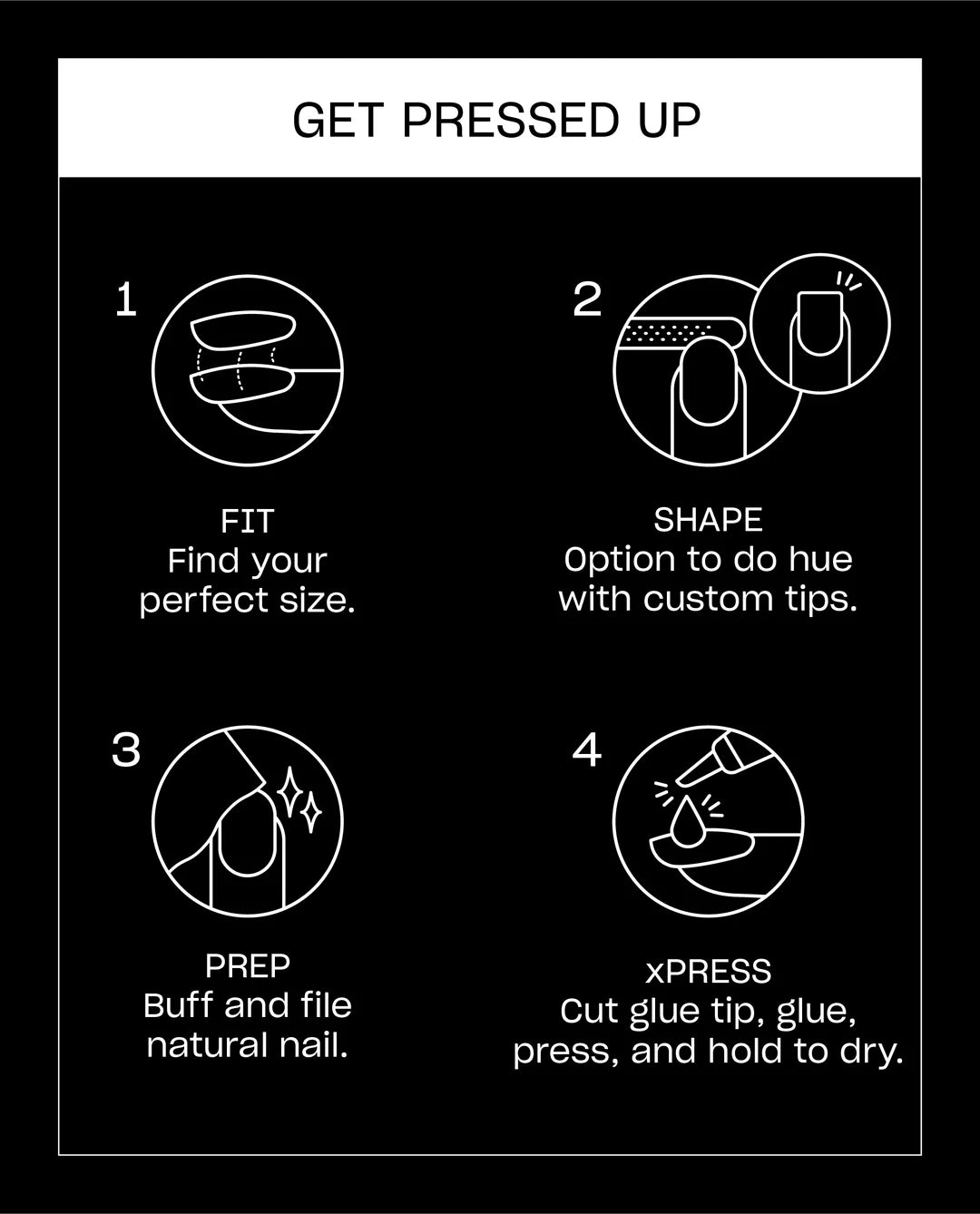 OPI On Point Instant Press-On Mani - Little Black Onyx Dress, 24 count-4064665114089-LR-356955-7-LR eShop