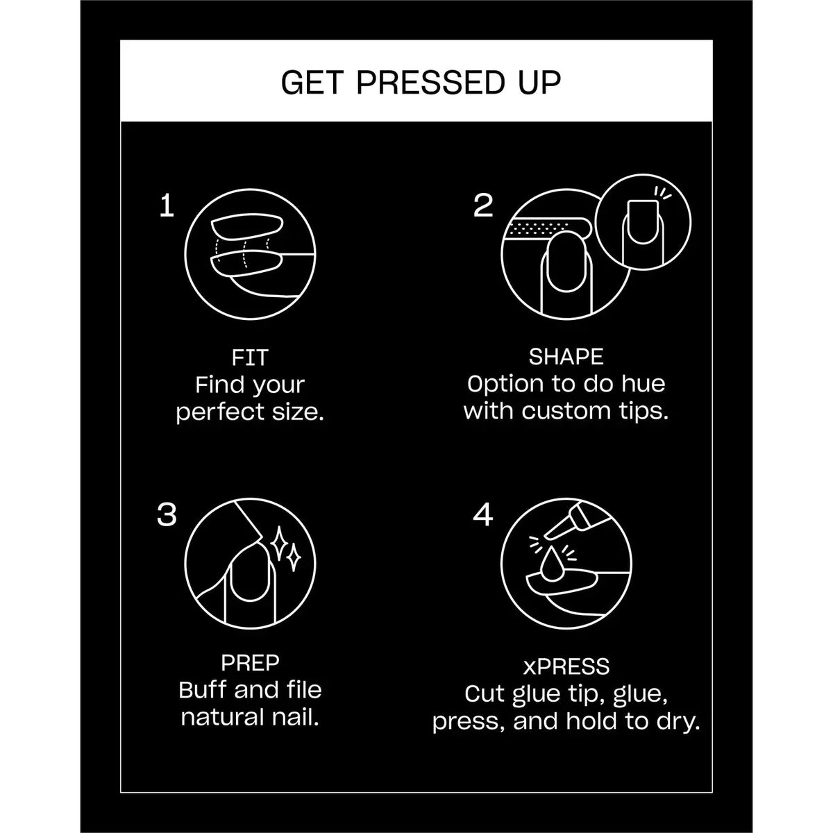 OPI On Point Instant Press-On Mani - Little Black Onyx Dress, 24 count-4064665114089-LR-356955-7-LR eShop