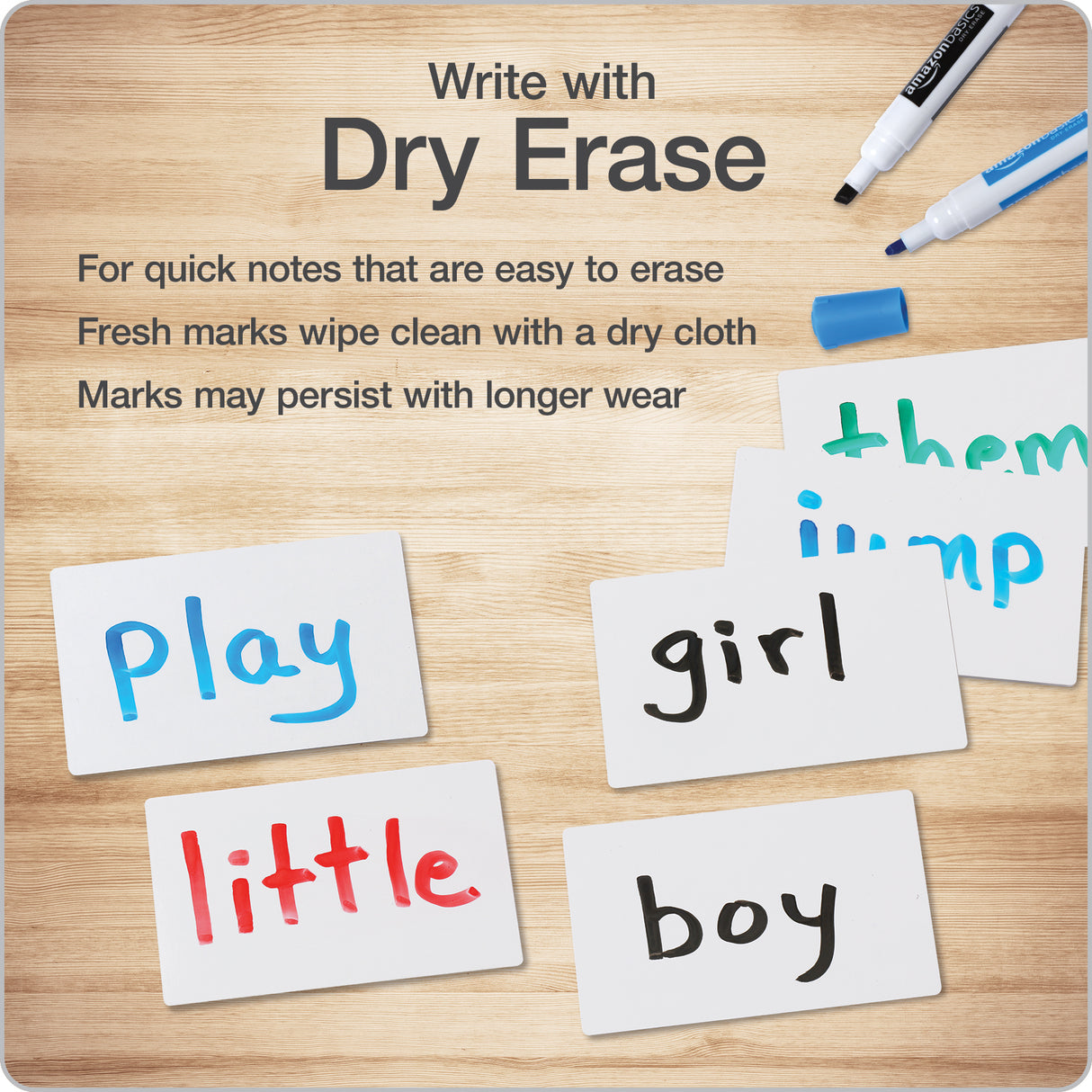 Oxford Blank Dry Erase Index Cards - 3" x 5", 48 count-078787635180-LR-354506-3-LR eShop