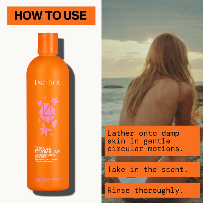 Pacifica Super Hydrating Body Wash - Orange Tourmaline, 12 oz-687735624338-LR-362412-10-LR eShop