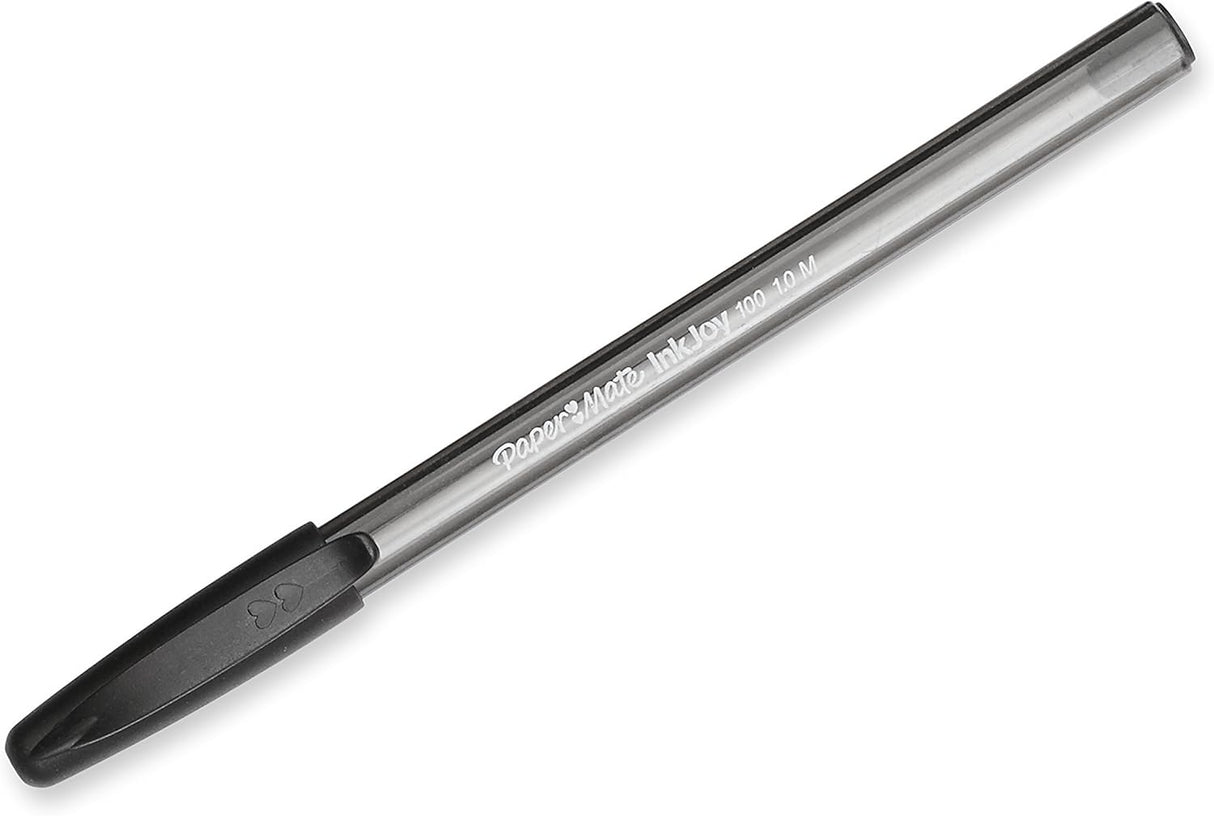 Paper Mate InkJoy Medium Point Ballpoint Pens - Black, 8 count-071641103979-LR-303603-3-LR eShop