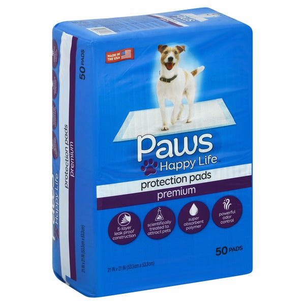 Paws Happy Life Premium Puppy Training Protection Pad, 50 Count-036800254176-LR-310331-1-LR eShop