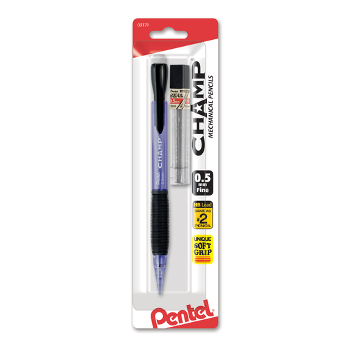 Pentel CHAMP Starter Set Automatic Pencil with Lead, 0.5mm - Assorted Colors, 1 count-072512031711-LR-152857-3-LR eShop