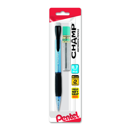 Pentel CHAMP Starter Set Automatic Pencil with Lead - Assorted Barrel Colors, 1 count-072512054628-LR-148095-2-LR eShop
