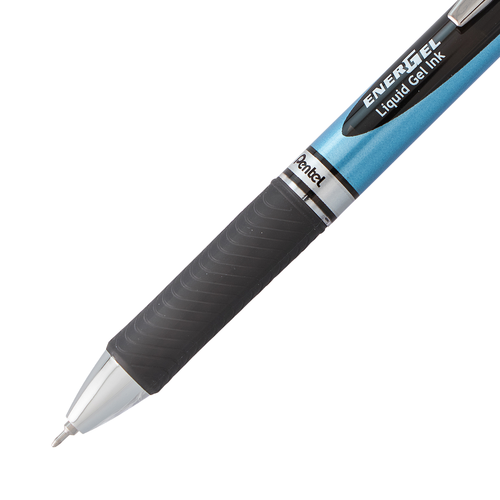 Pentel EnerGel Deluxe RTX Retractable Liquid Gel Pen, Fine Line - Black Ink, 2 count-072512234075-LR-324429-8-LR eShop