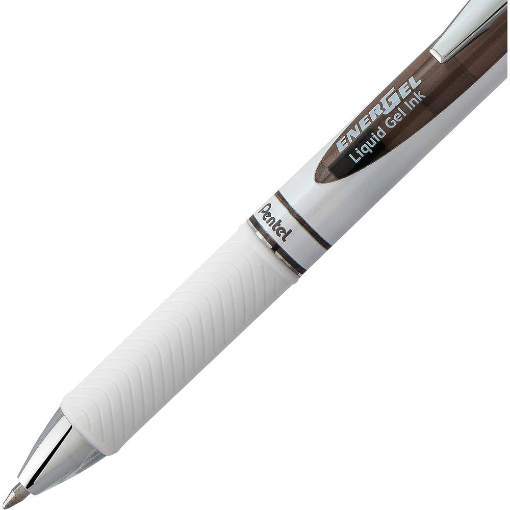 Pentel EnerGel Pearl Retractable Liquid Gel Pen, Medium Line - Black Ink, 2 count-072512251584-LR-315855-4-LR eShop