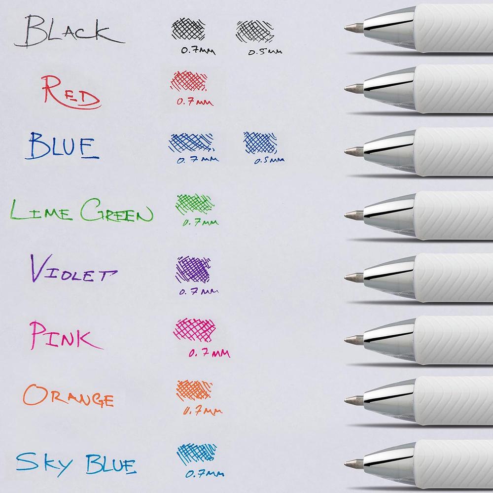 Pentel EnerGel Pearl Retractable Liquid Gel Pen, Medium Line - Black Ink, 2 count-072512251584-LR-315855-6-LR eShop