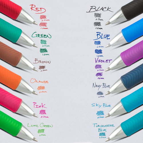 Pentel EnerGel RTX Retractable Liquid Gel Pen, Medium Line - Black Ink, 2 count-072512202357-LR-315853-6-LR eShop