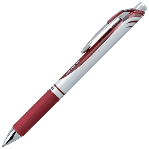 Pentel EnerGel RTX Retractable Liquid Gel Pen, Medium Line - Burgundy Ink, 1 count-884851051042-LR-345701-10-LR eShop