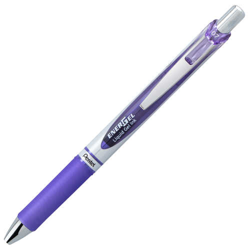 Pentel EnerGel RTX Retractable Liquid Gel Pen, Medium Line - Lilac Ink, 1 count-884851051035-LR-345699-2-LR eShop