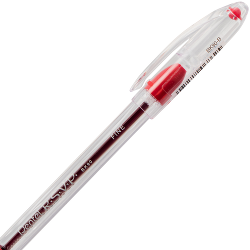 Pentel R.S.V.P. Ballpoint Pen, Fine Line - Red Ink, 2 count-072512070185-LR-107692-9-LR eShop