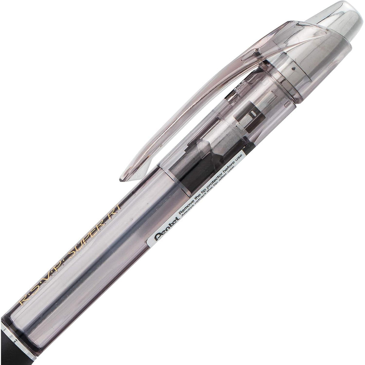 Pentel R.S.V.P. Super RT Ballpoint Pen, Medium Line - Black Ink, 2 count-072512270516-LR-325278-3-LR eShop