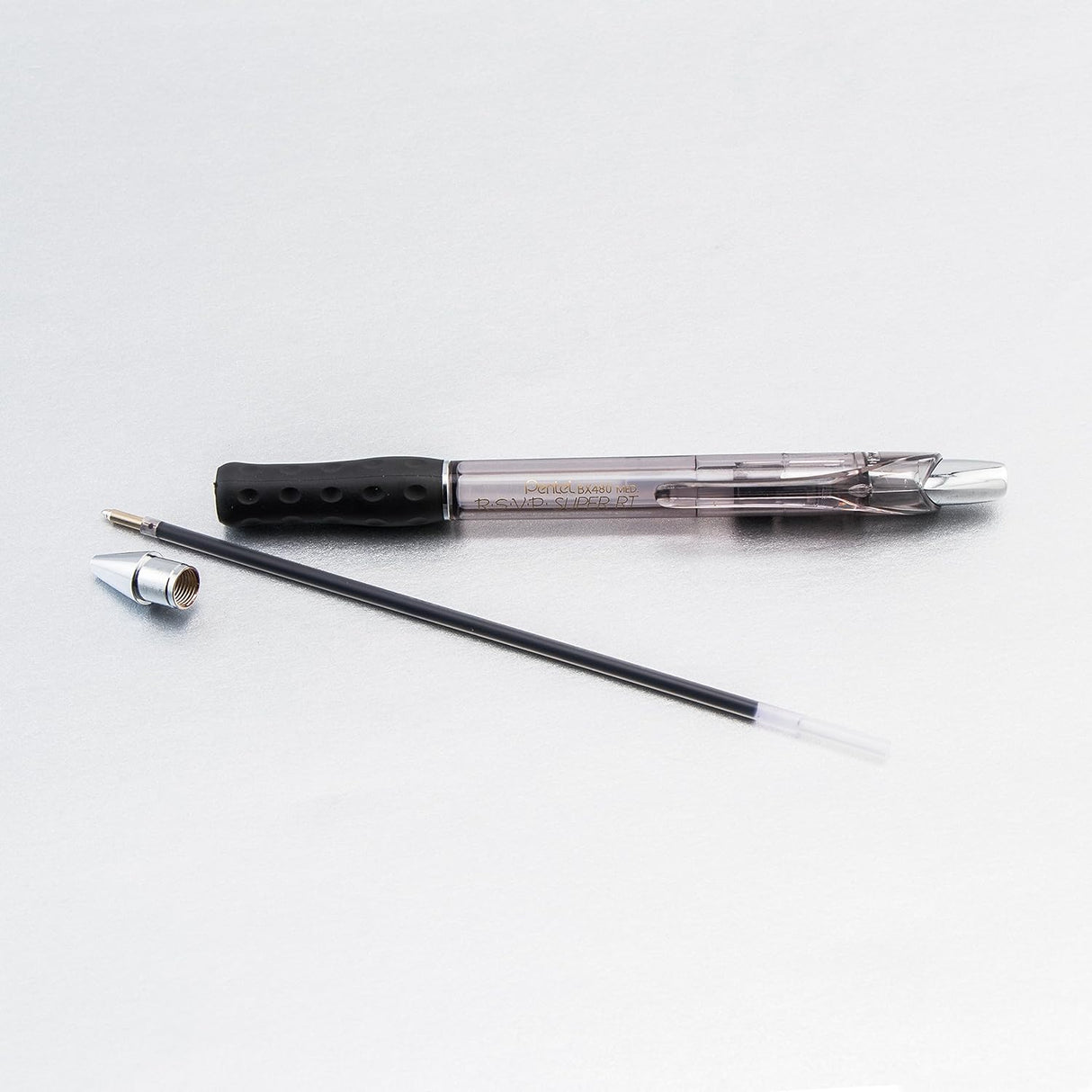 Pentel R.S.V.P. Super RT Ballpoint Pen, Medium Line - Black Ink, 2 count-072512270516-LR-325278-5-LR eShop