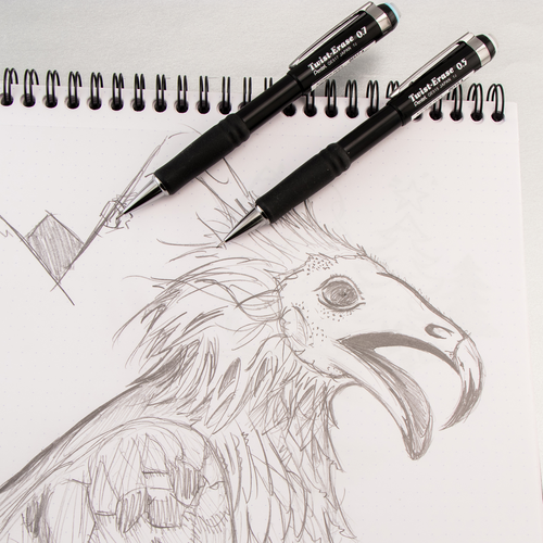 Pentel Twist-Erase III Mechanical Pencil, 0.7mm - Celadon Green Barrel, 1 count-072512261798-LR-336917-3-LR eShop