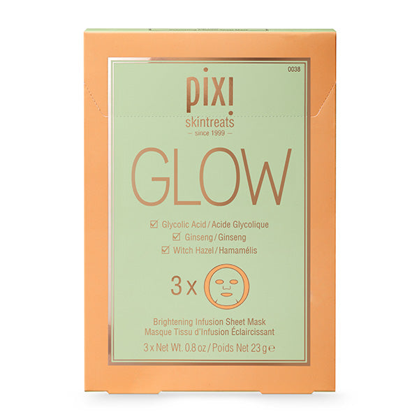 pixi GLOW Glycolic Boost Sheet Mask, 3 count-885190822089-LR-362198-1-LR eShop