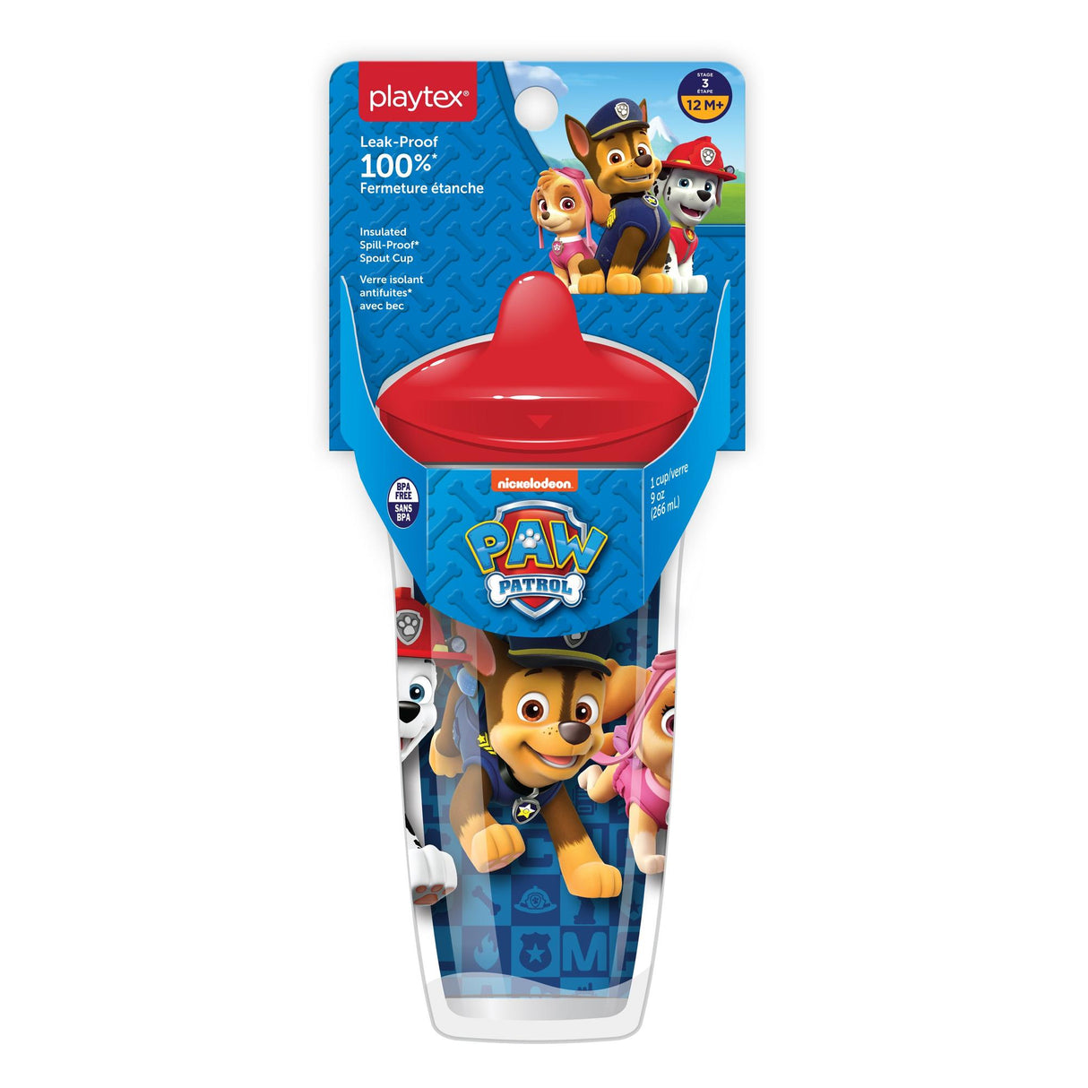 Playtex Sipsters Stage 3 Paw Patrol Spout Cup, 9 oz-078300028888-LR-336790-1-LR eShop