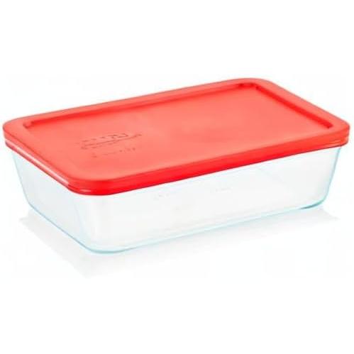 Pyrex Simply Store 6 Cups Clear Food Storage Container With Lid - Red-071160032842-LR-241522-5-LR eShop