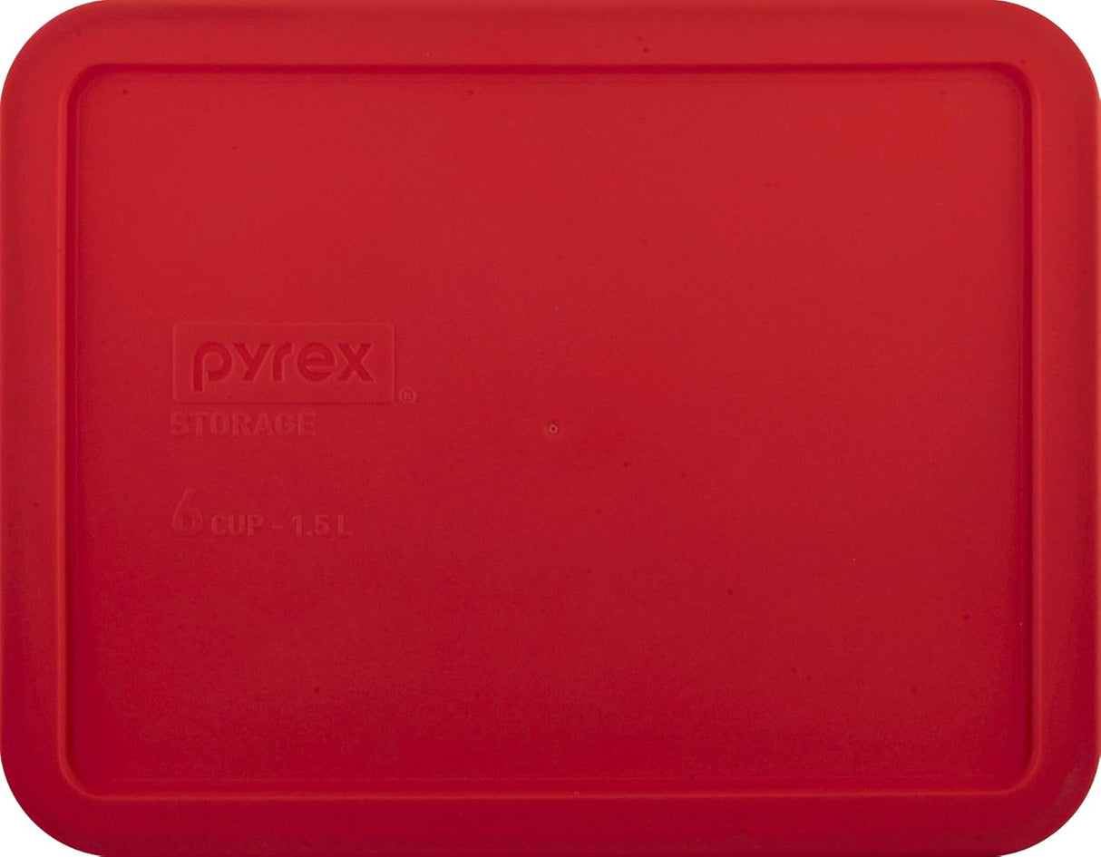 Pyrex Simply Store 6 Cups Clear Food Storage Container With Lid - Red-071160032842-LR-241522-6-LR eShop