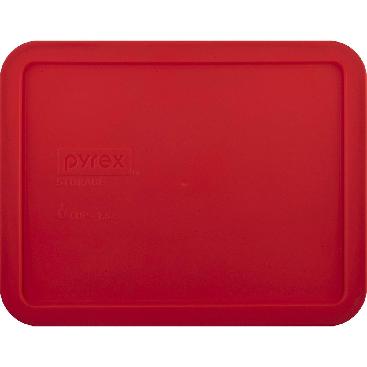 Pyrex Simply Store 6 Cups Clear Food Storage Container With Lid - Red-071160032842-LR-241522-6-LR eShop