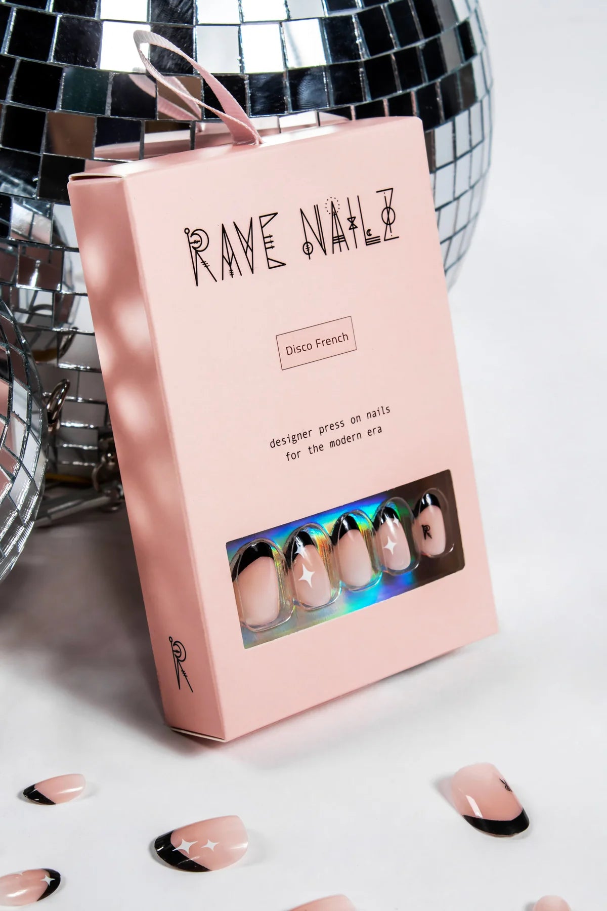 RAVE NAILZ Designer Press On Nails - Disco French-850019909319-LR-359539-6-LR eShop